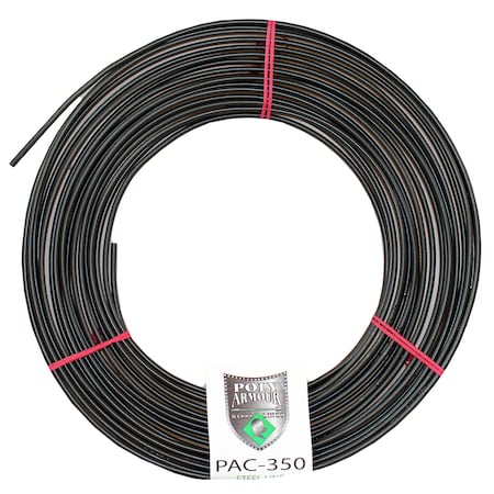 Ags Poly-Armour PVF Steel Brake Line Tubing Coil 3/16 x 50 PAC-350